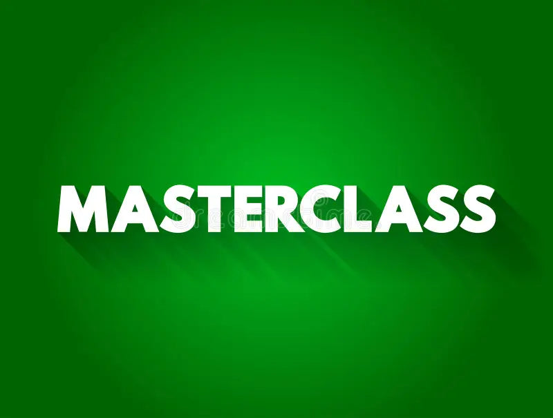 Master Class en DISTANCIEL à l'unité